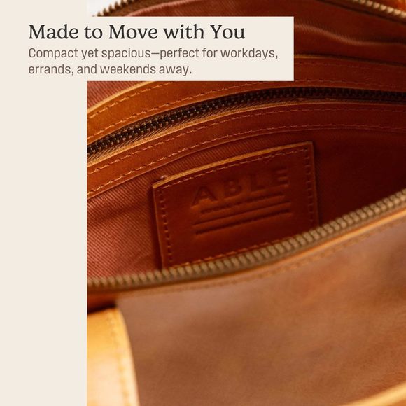 Abera Leather Backpack Convertible to Tote Bag for Women, Spacious✨ main image 6